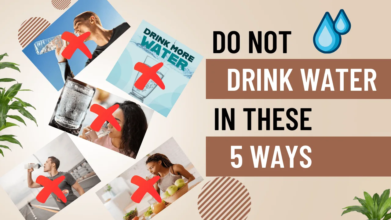 How to drink water correctly in a day