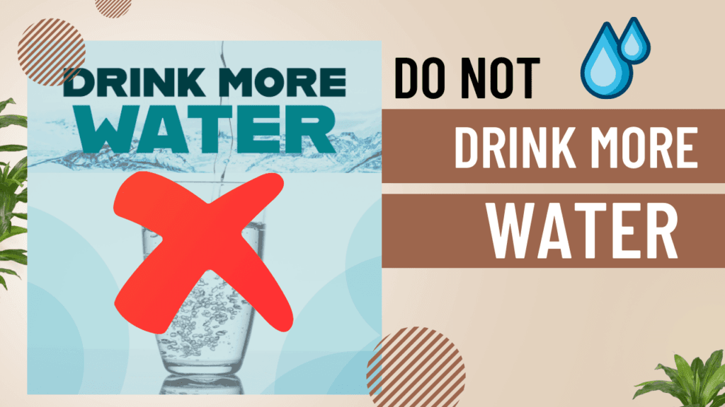 Symptoms of drinking too much water