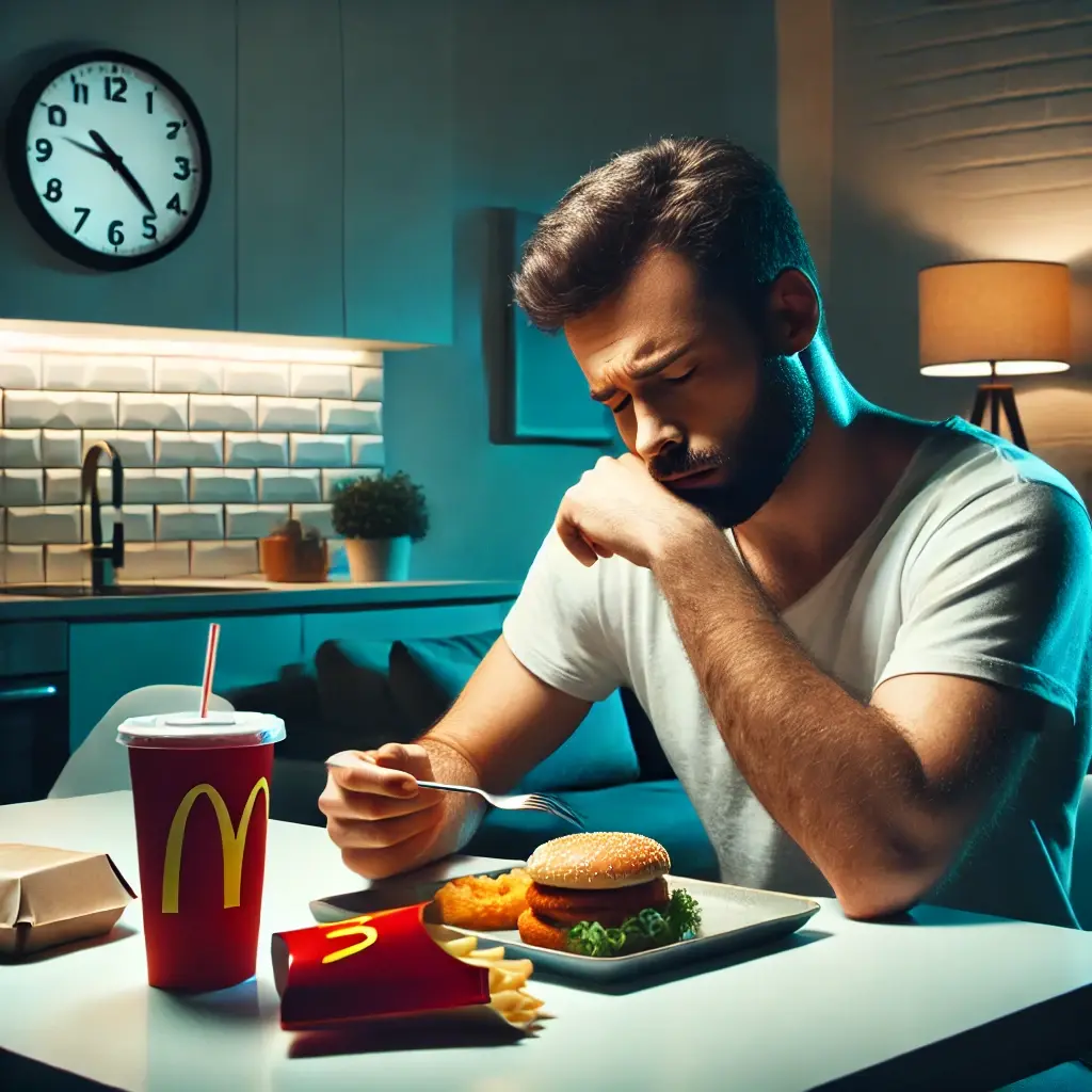 What are the side effects of eating late at night?